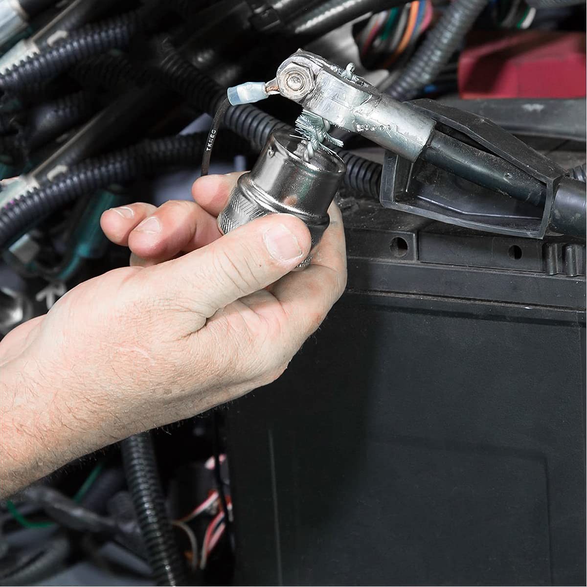 4 Way Car Battery Terminal Connectors Quick Release SAE JIS Universal Auto Clamp