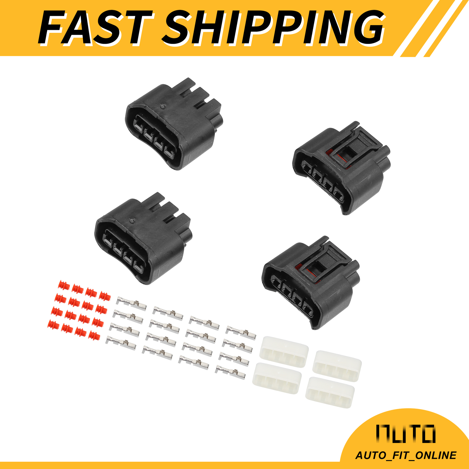 4 Pin No.9098011885 Ignition Coil Connector Adapter Plug FOUR Custom for Scion