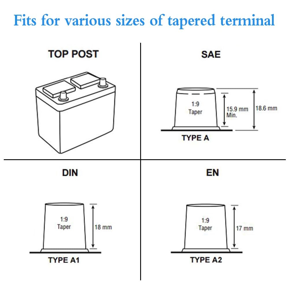 16Way Lead Acid Battery AGM Post Terminal Ends Distribution Block Bus Bar