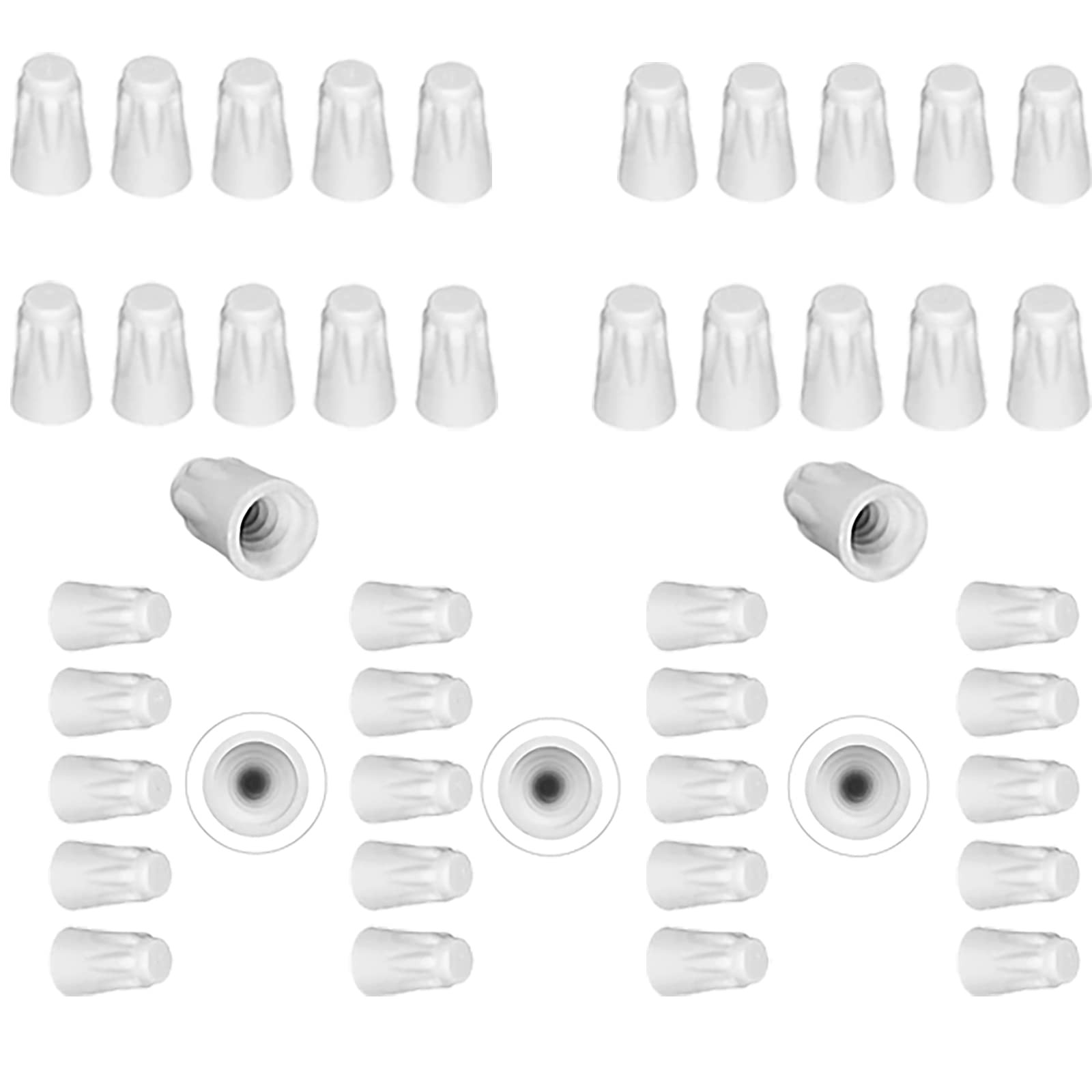 40 Pieces Ceramic Connector, 22-10 AWG High Temp Connectors, Twist Caps and C…