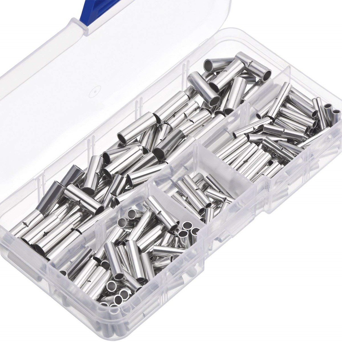 200/660PCS Non Insulated Butt Splice Uninsulated Crimp Wire Connectors Terminals