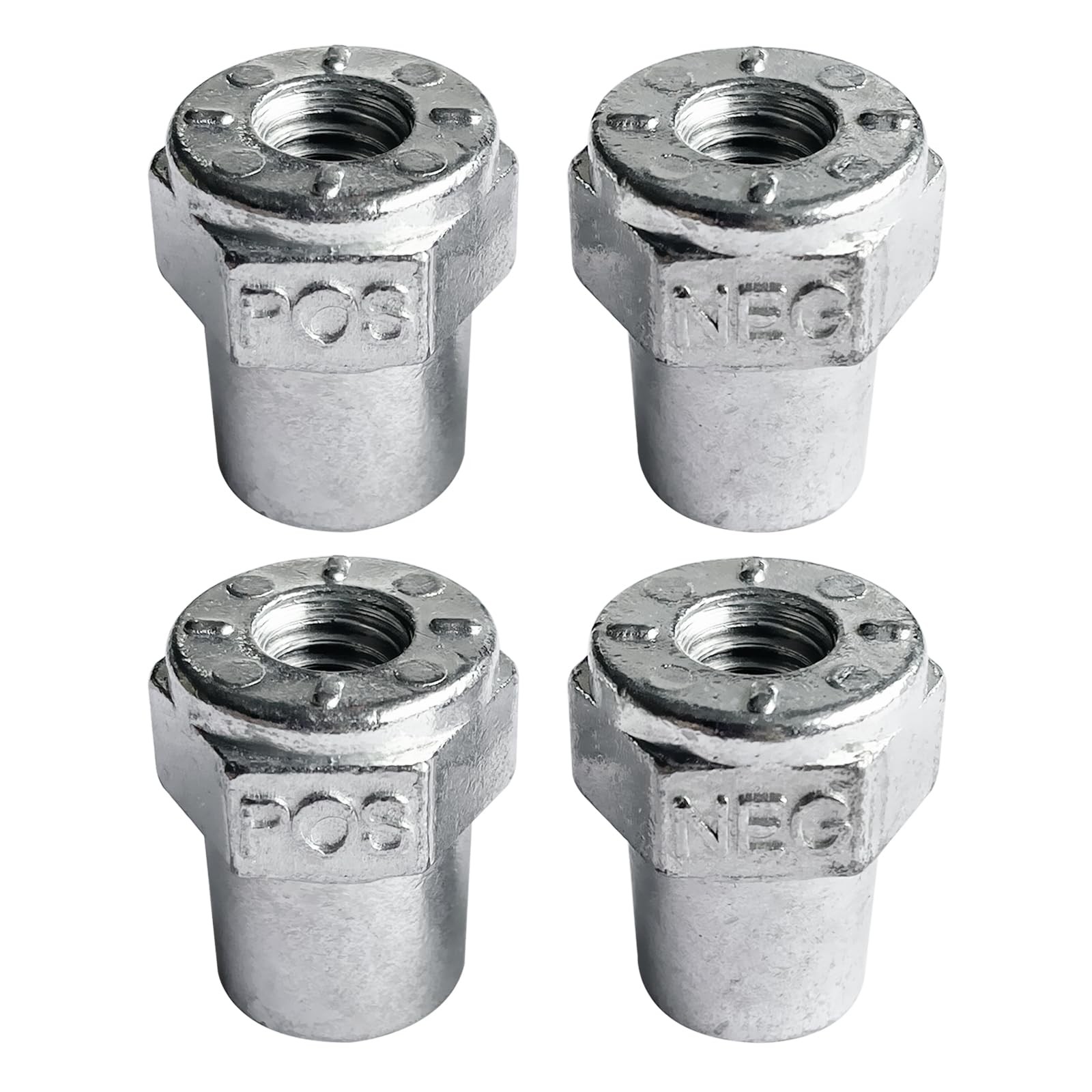 3/8″-16 Thread Female Zinc Battery Terminal Post Adapter Battery Charging Pos…