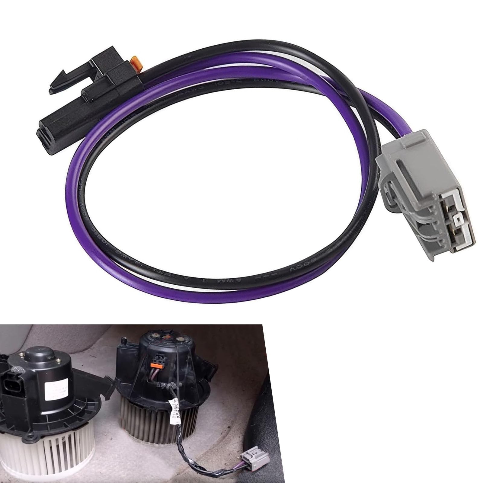 Blower Motor Wiring Harness, Warm air Blower Wire Harness Connector, 22957044 Fa