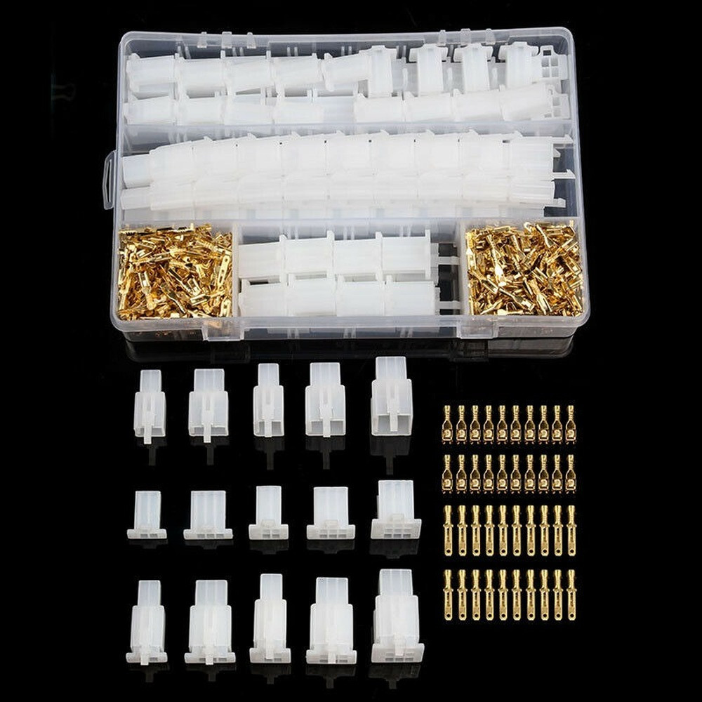 580x Automotive Wire Connector 2/3/4/6/9 Pin Male Female Cable Terminal Plug Kit