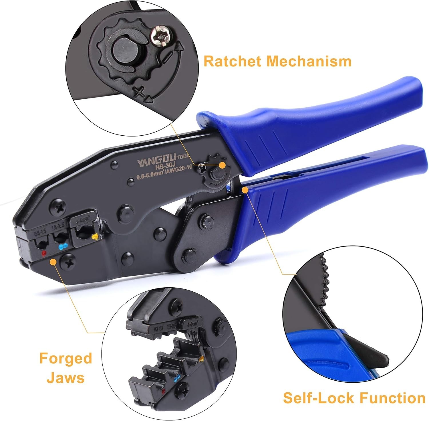 Electrical Wire Connectors Crimping Kit: 700pcs AWG 22-10 Terminals, Splices,…