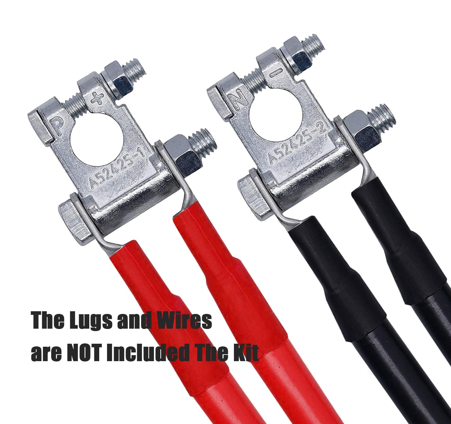 Military Spec Battery Terminal End, Top Post Battery Terminal Set for Marine …