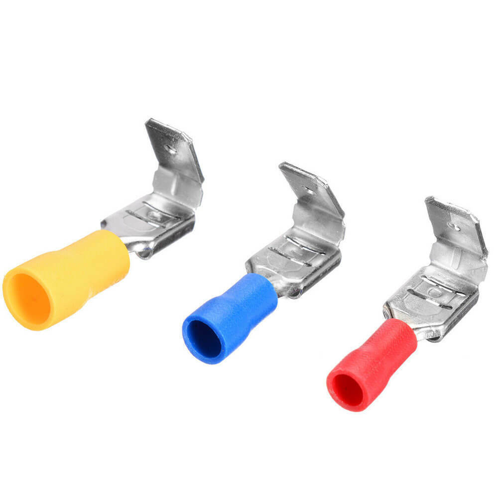 140-50PCS 22-10 AWG Piggy Back Spade Quick Splice Crimp Terminal Connector Kit