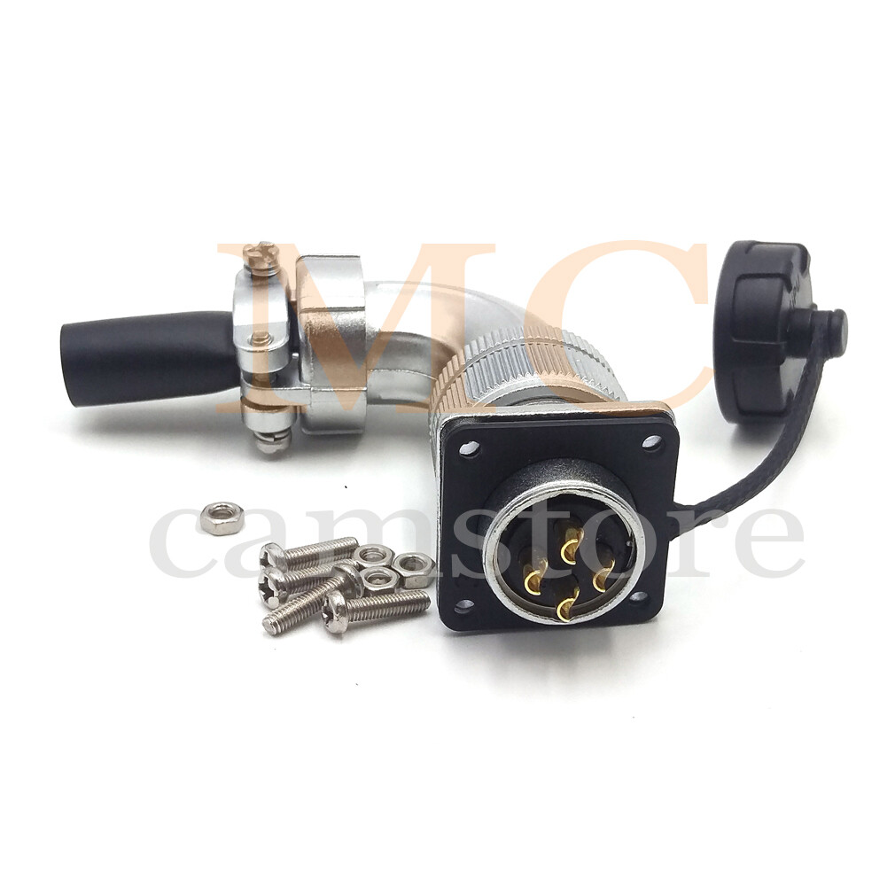 WEIPU WS20 4Pin Aviation Waterproof Connector,AC DC Industrial Power Connectors