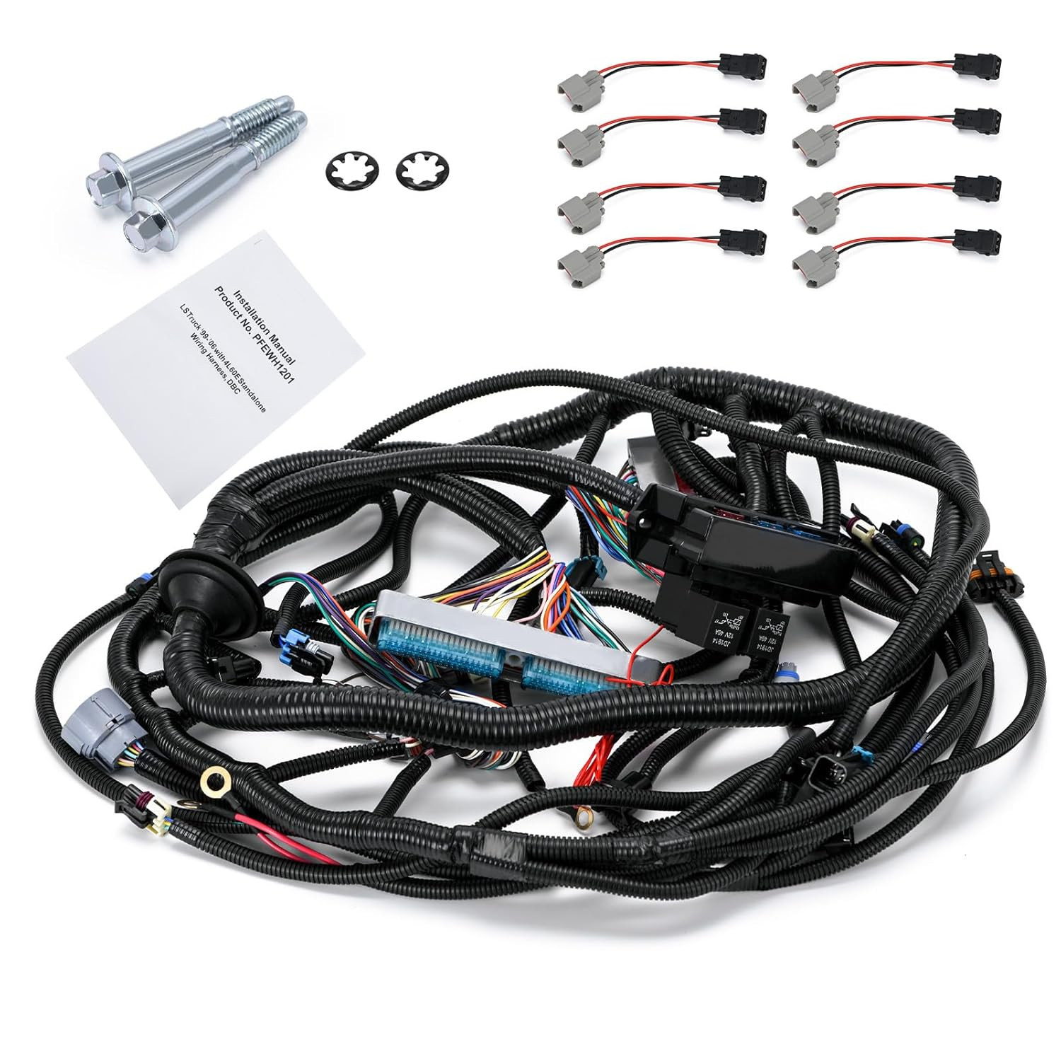 LS Swap Standalone Harness with 4L60E Transmission, Engine Wiring Harness Compat