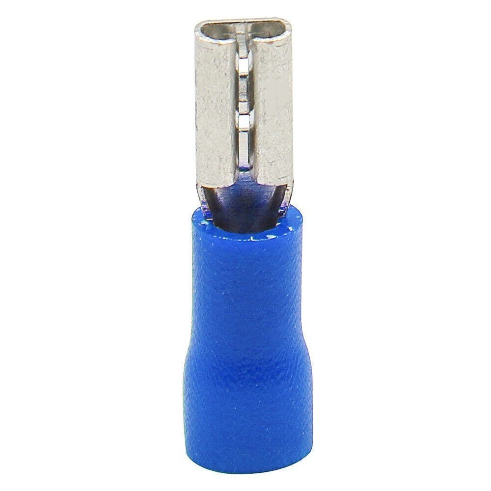 150x Quick Disconnect Vinyl Insulated Female Spade Wire Connectos 16-14AWG 2.8mm