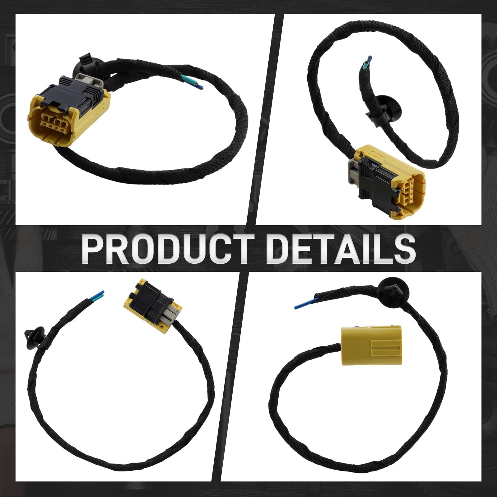Front Impact Sensor Pigtail Connector Harness Accord 2008-2020 MDX Plug, New USA