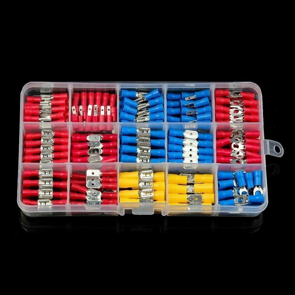 280PCS PVC Insulated Electrical Wire Splice Terminal Connector / Wire Crimp Tool