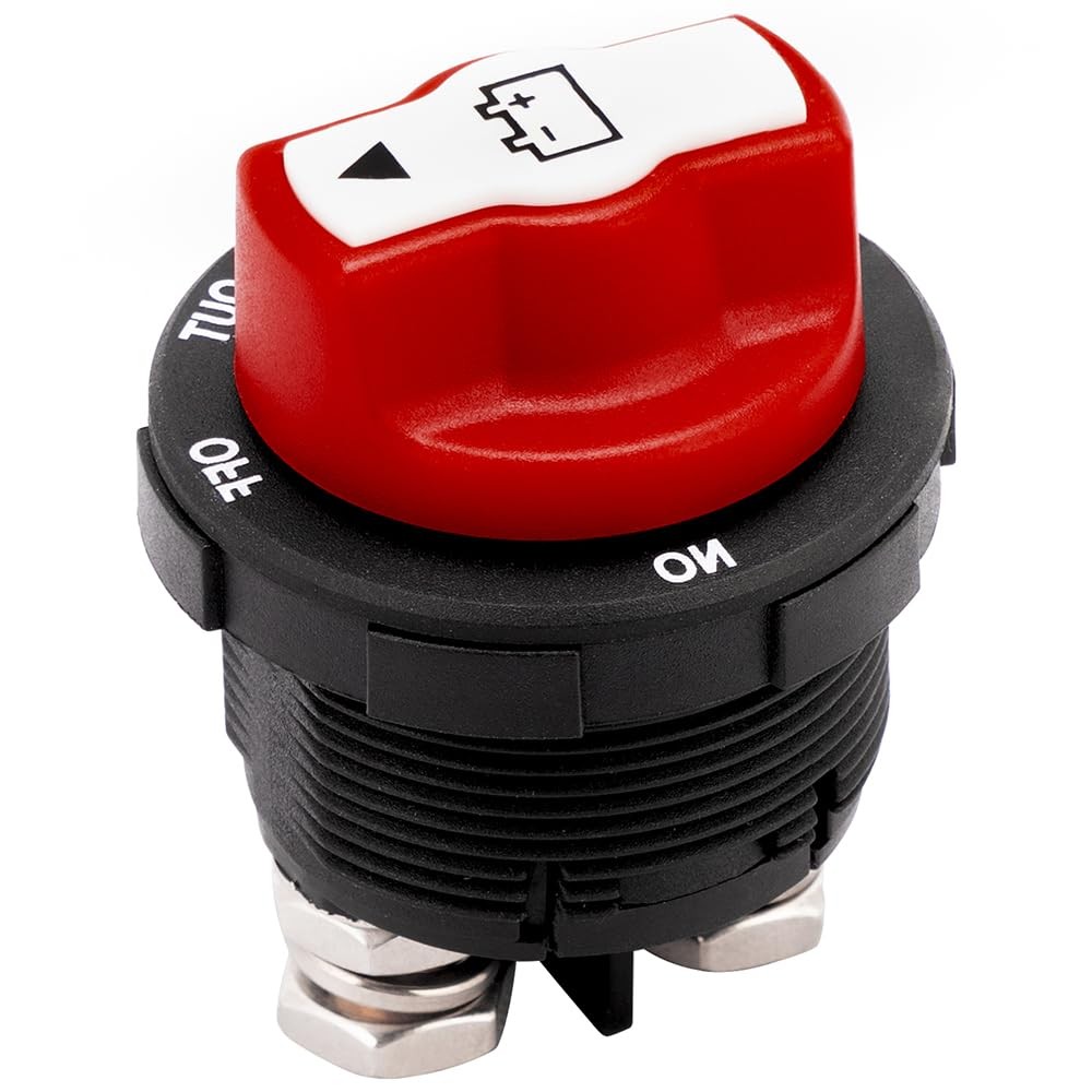 Battery Cutoff Switch Marine, Panel Mount 12-32V DC