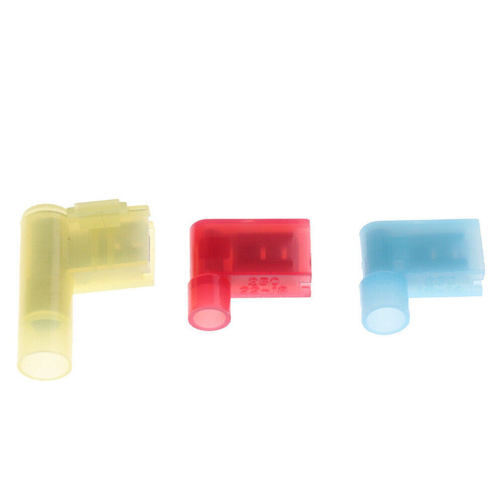 Fully Insulated Quick Disconnects 22-10 AWG Wire Connectors Flag Spade Terminals