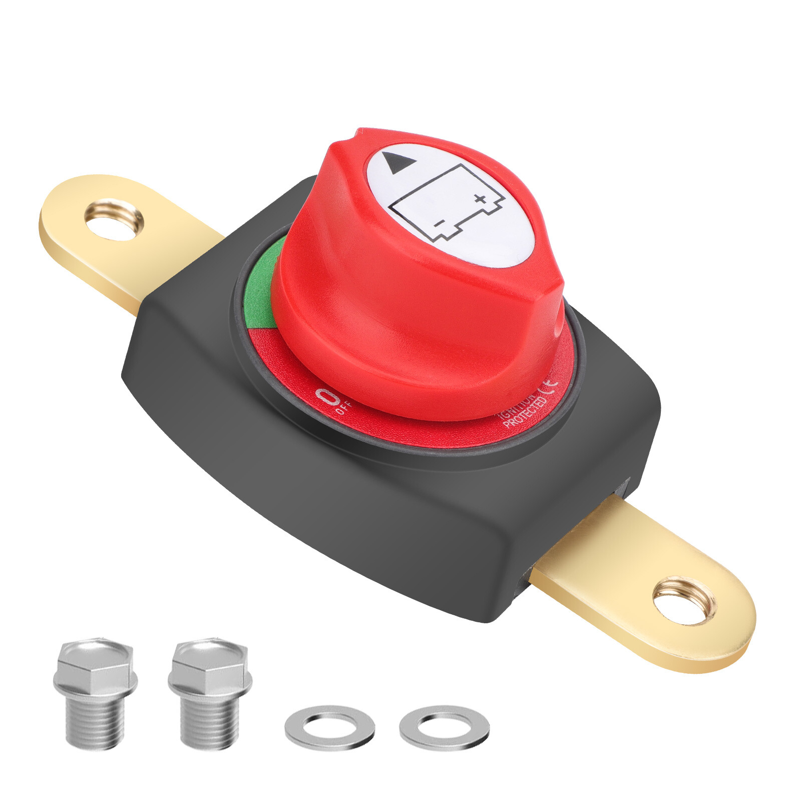 Battery Disconnect Switch 12-48V Marine Battery Power Cut-Off Switch Isolator