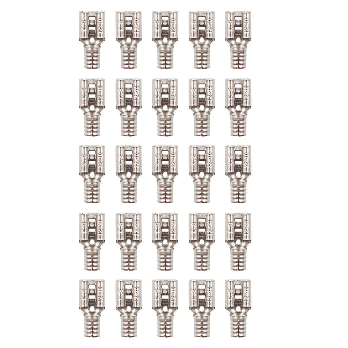 T1112 25 PCS High Temperature Quick Disconnects 1210 AWG Female 1/4″ Tab