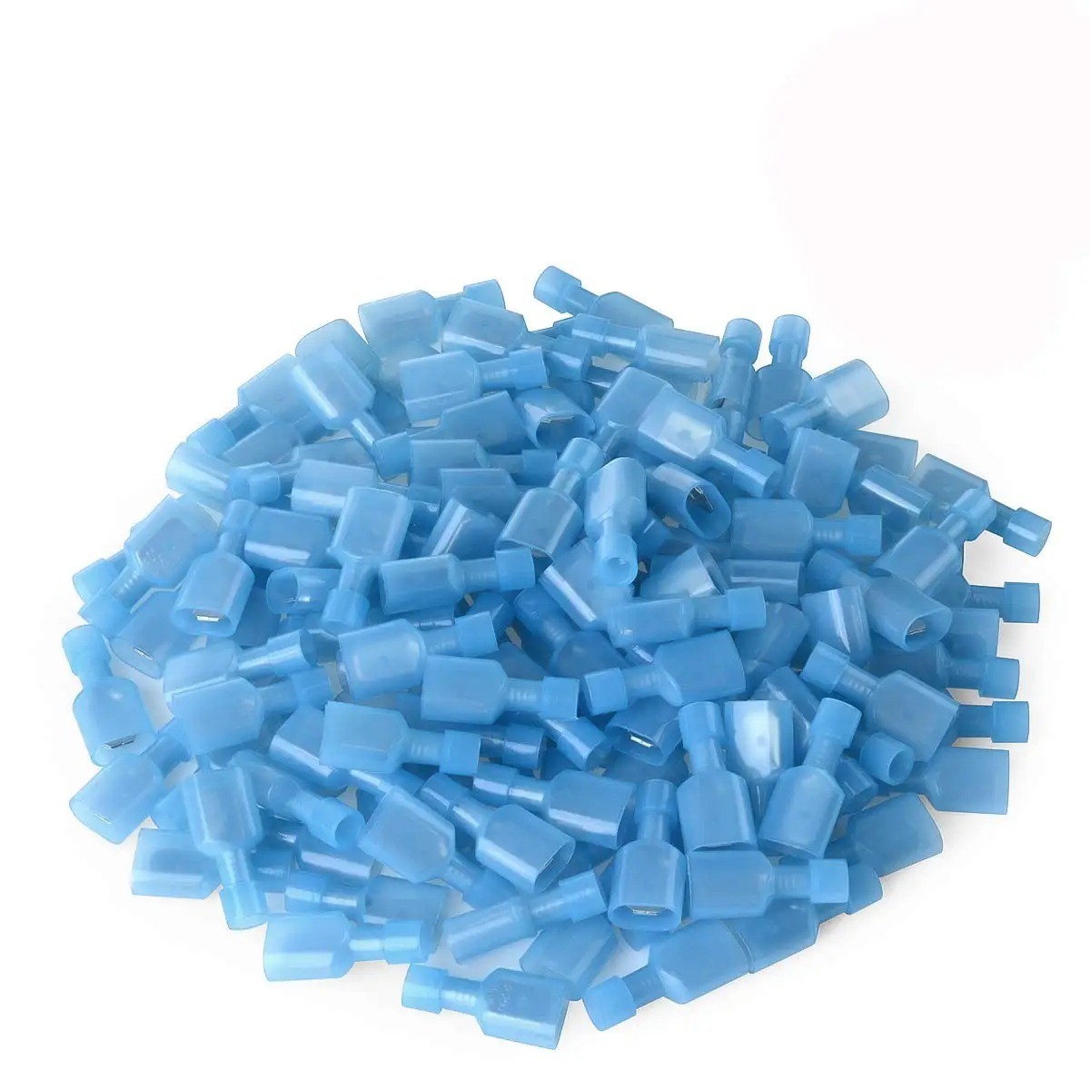 Blue male Female 100 pcs Spade Terminals Crimp Connectors 16-14 AWG Insulated