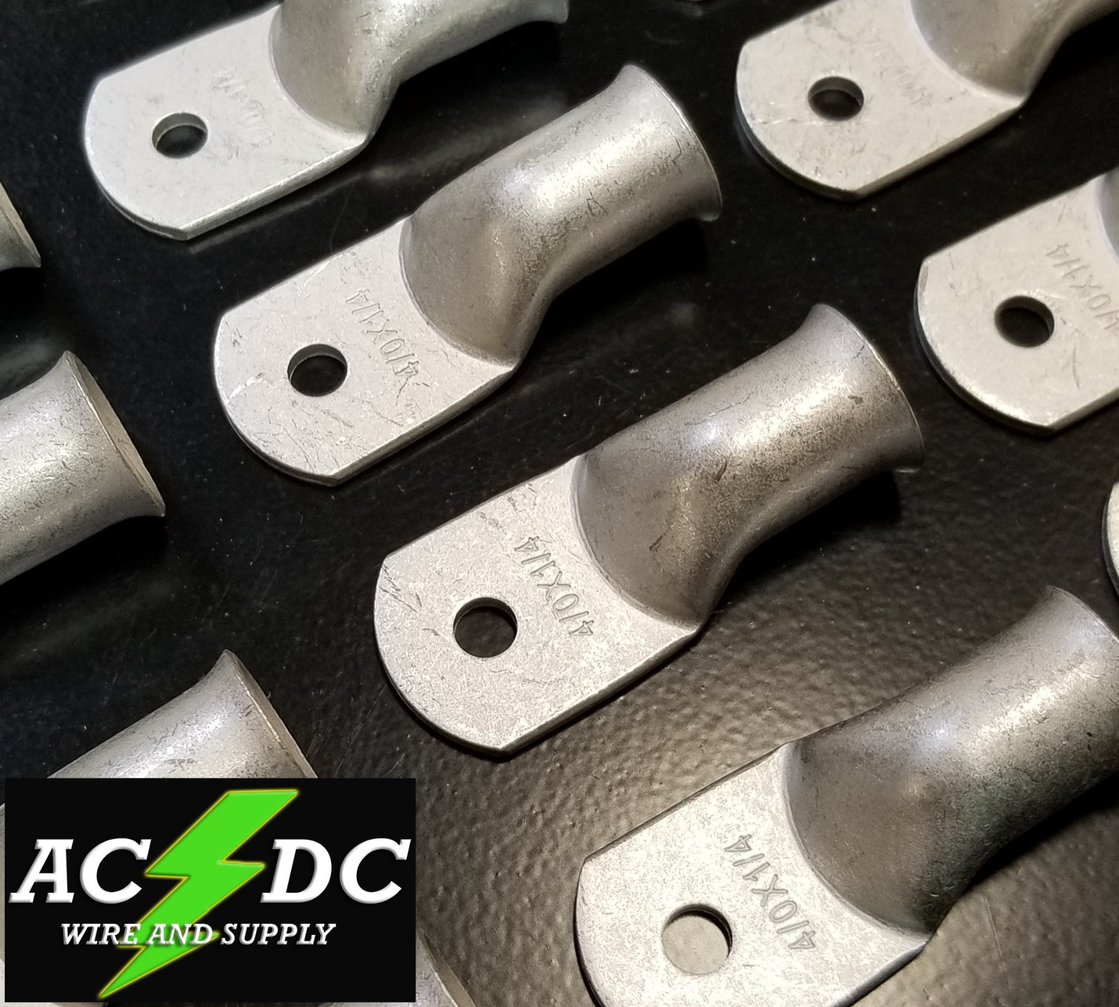 (5) 4/0 AWG Ring 1/4″ Hole Terminal Lug Tin Plated Copper Cable lug Gauge