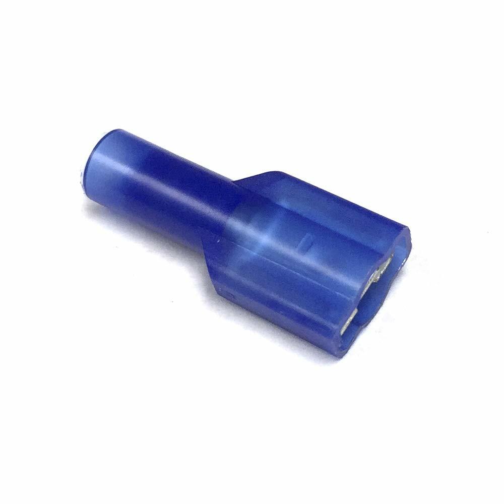 3M FEM FULLY INSULATED QUICK DISCONNECT TERMINAL NYLON.25″BLUE 16-14G#3M103B50PK
