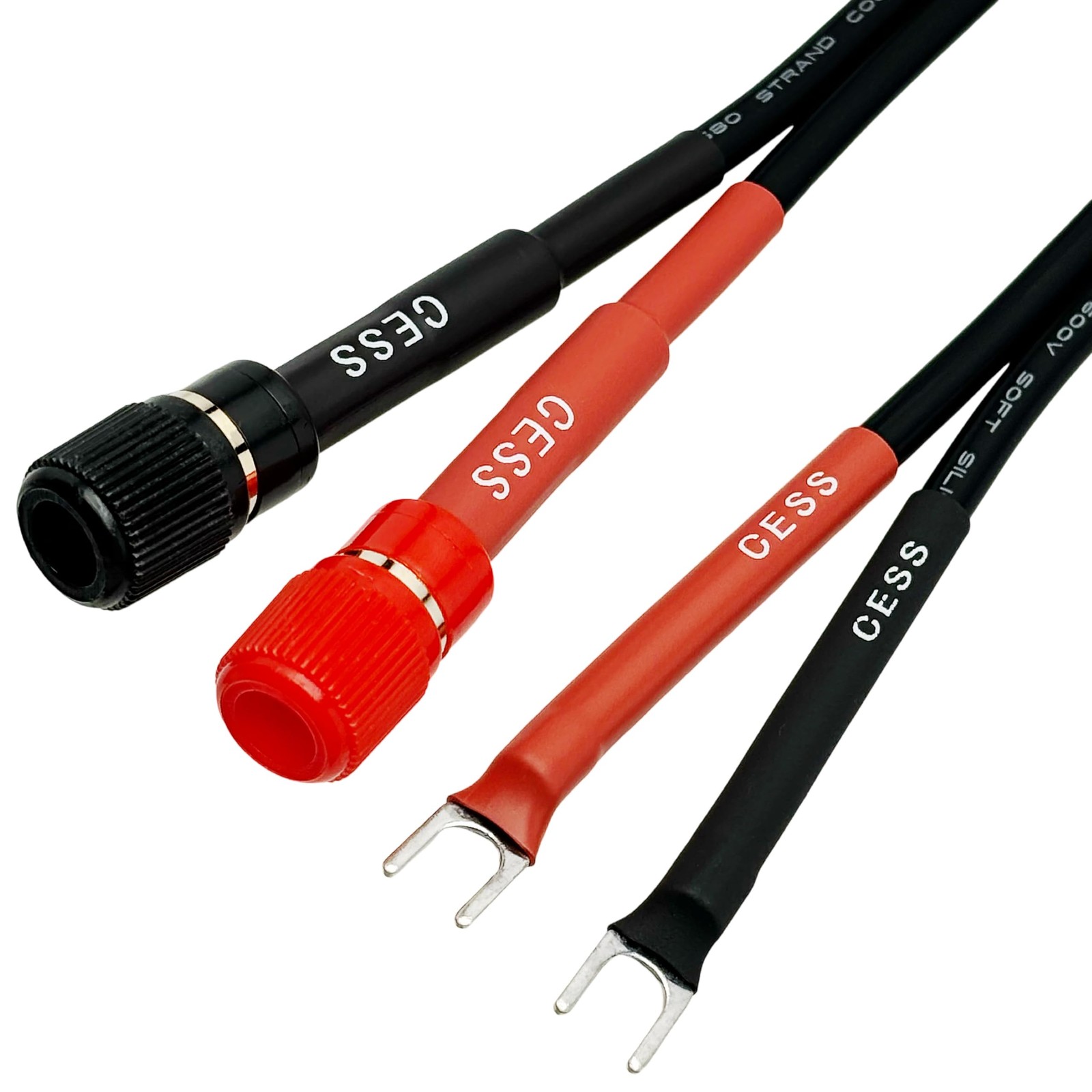 Speaker Adapter Fork Spade to Banana Female 2 Pack