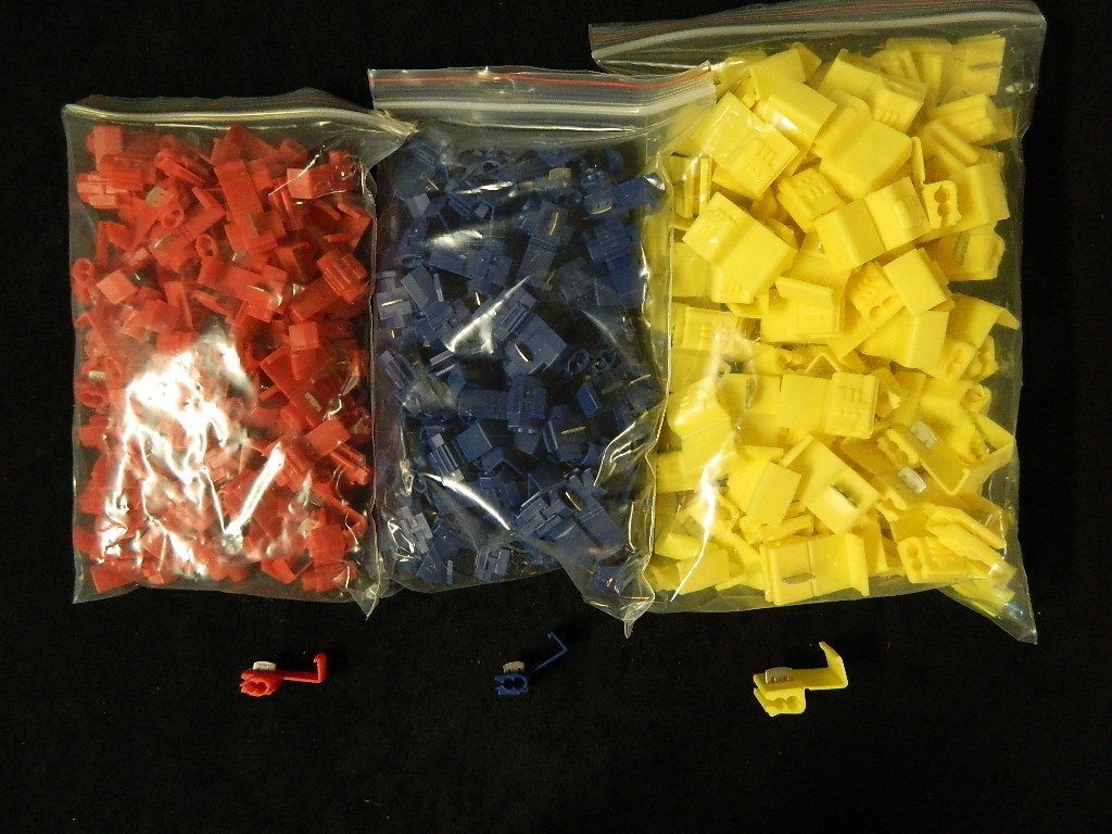 1500 PK SCOTCH LOCKS 10-12 14-16 18-22 AWG QUICK SPLICE CONNECTOR TERMINAL GAUGE