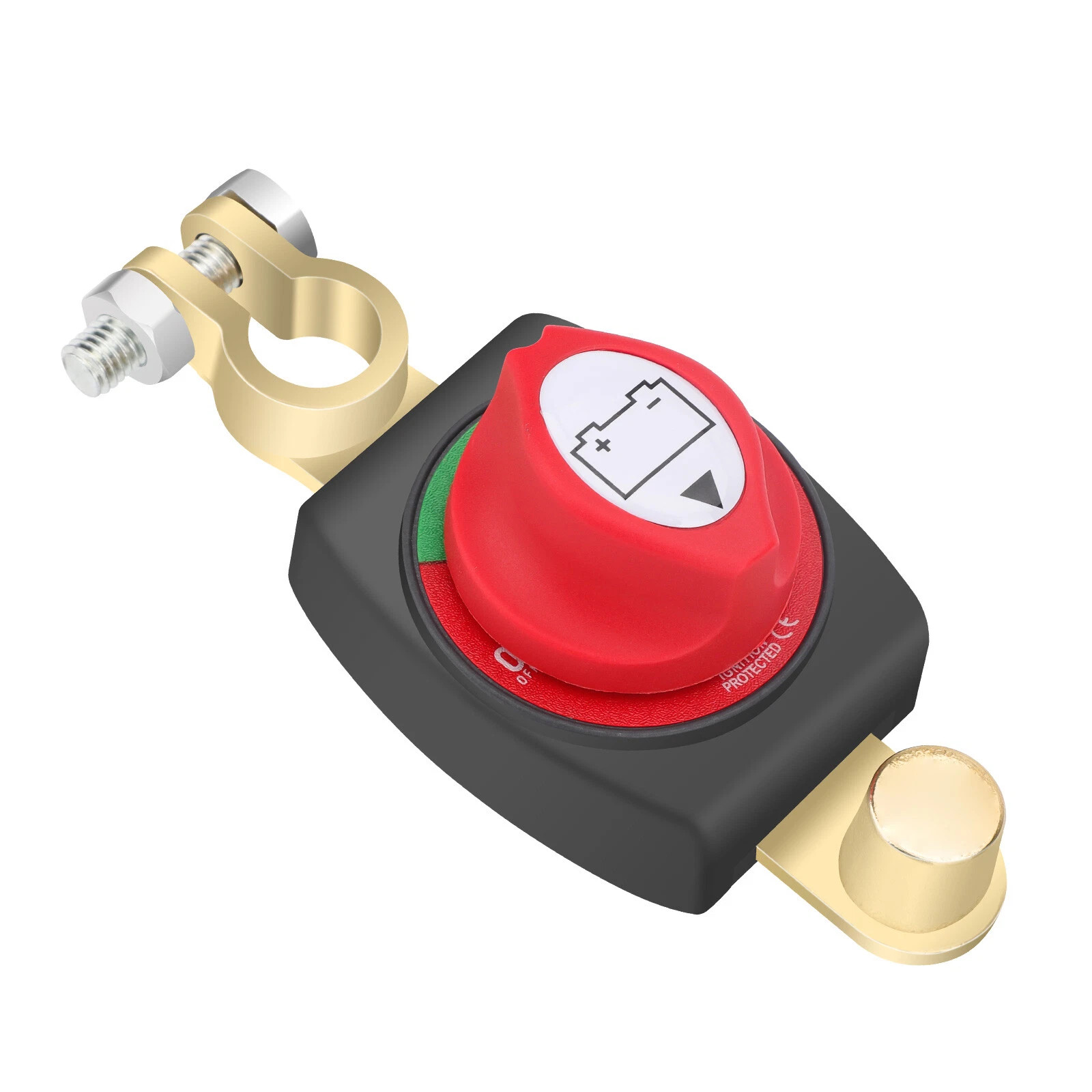 Top Post Battery Disconnect Switch 12-48V Marine Battery Cut-Off Switch Isolator