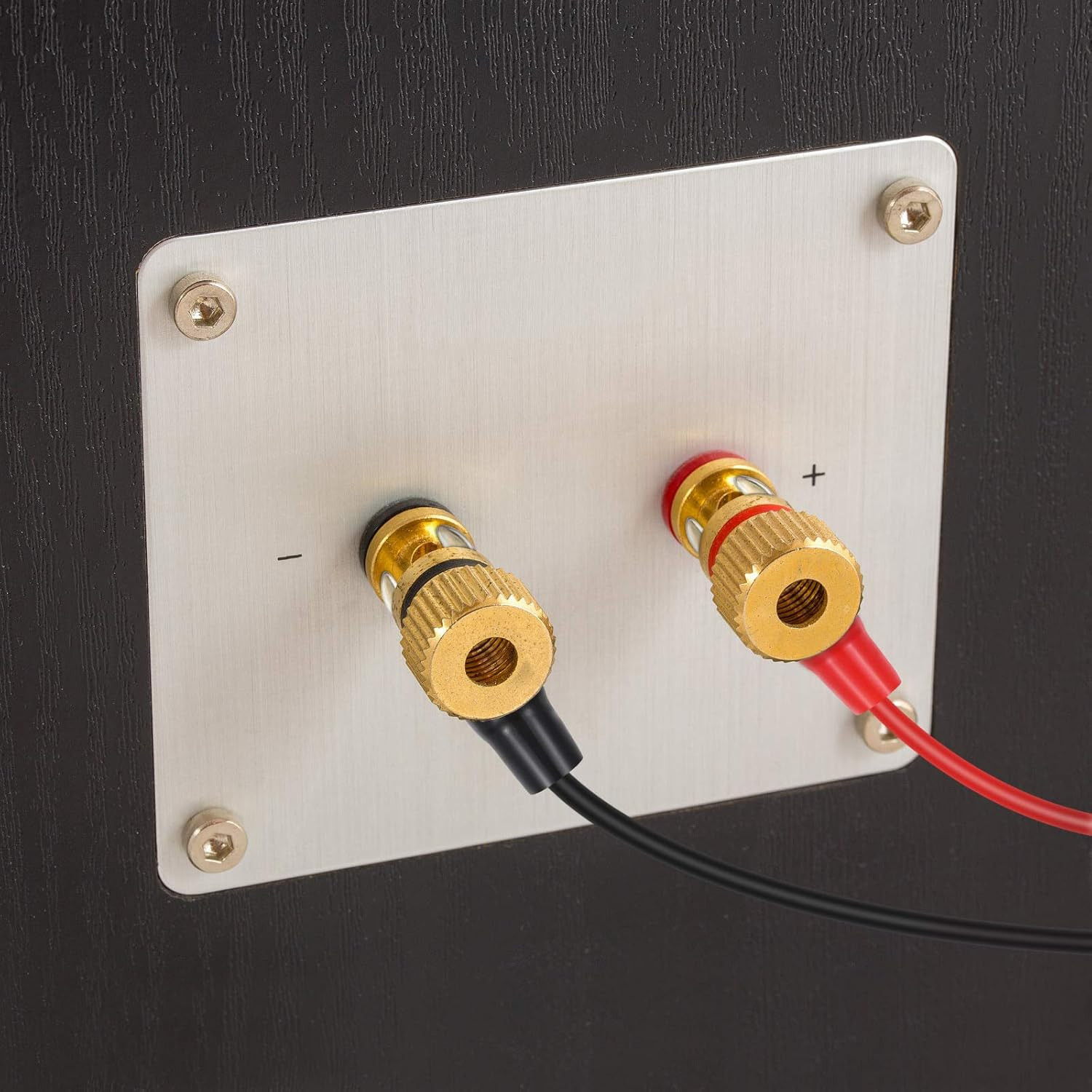 10-Pairs 8-Gauge Gold-Plated Spade Terminal Fork Adapters for Speaker Wire