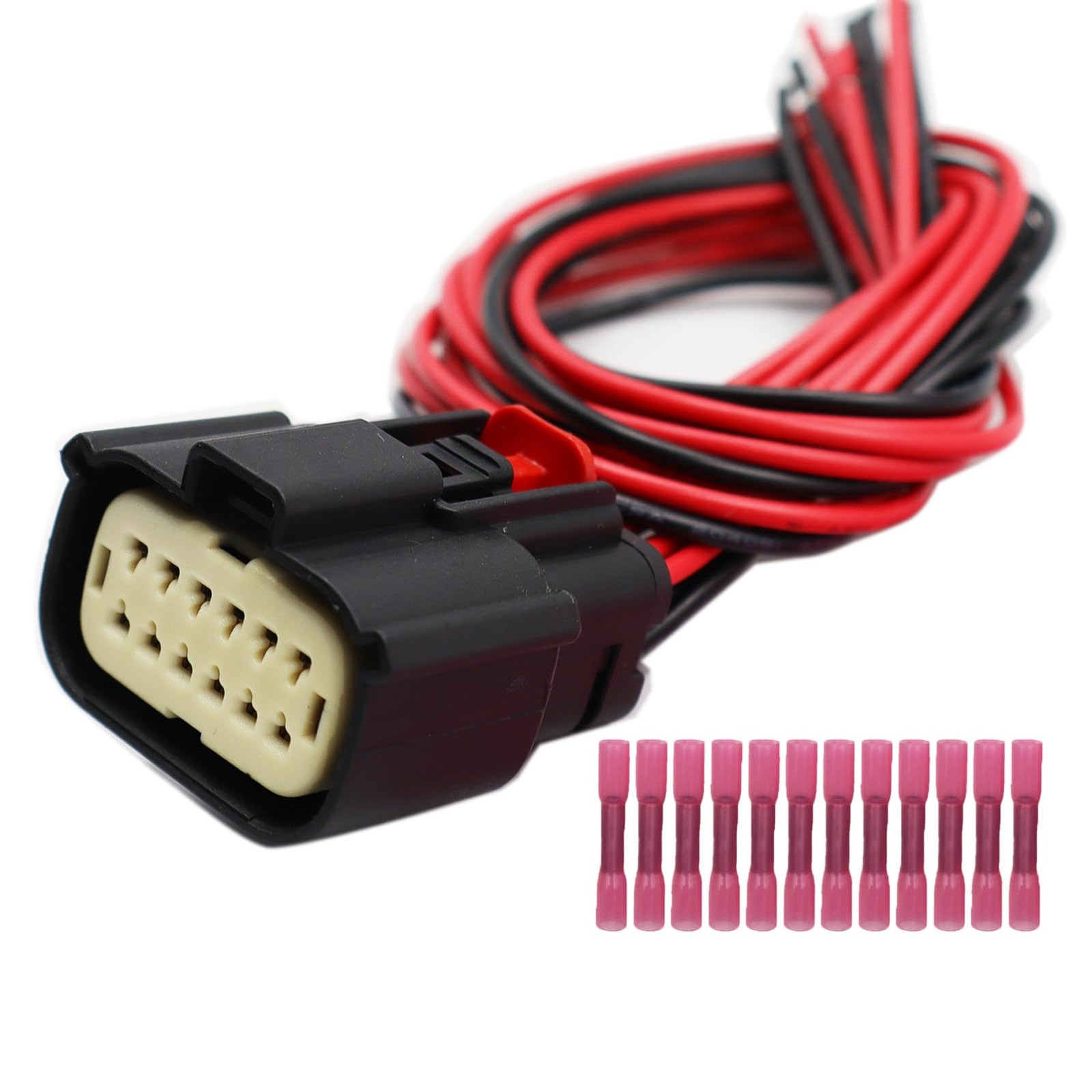 LIZAPUS 12-Pin LED Headlights connector Compatible with GMC Sierra 1500 2022-…