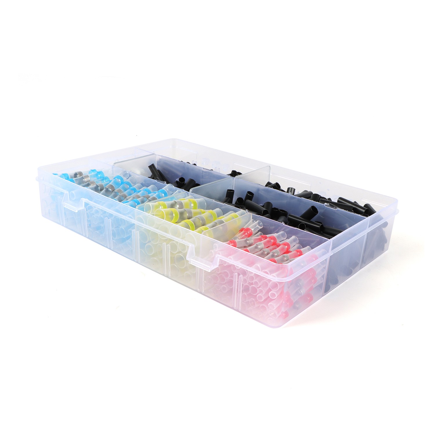 500Pcs/Set Solder Seal Sleeve Heat Shrink Butt Wire Connectors Terminals Kit