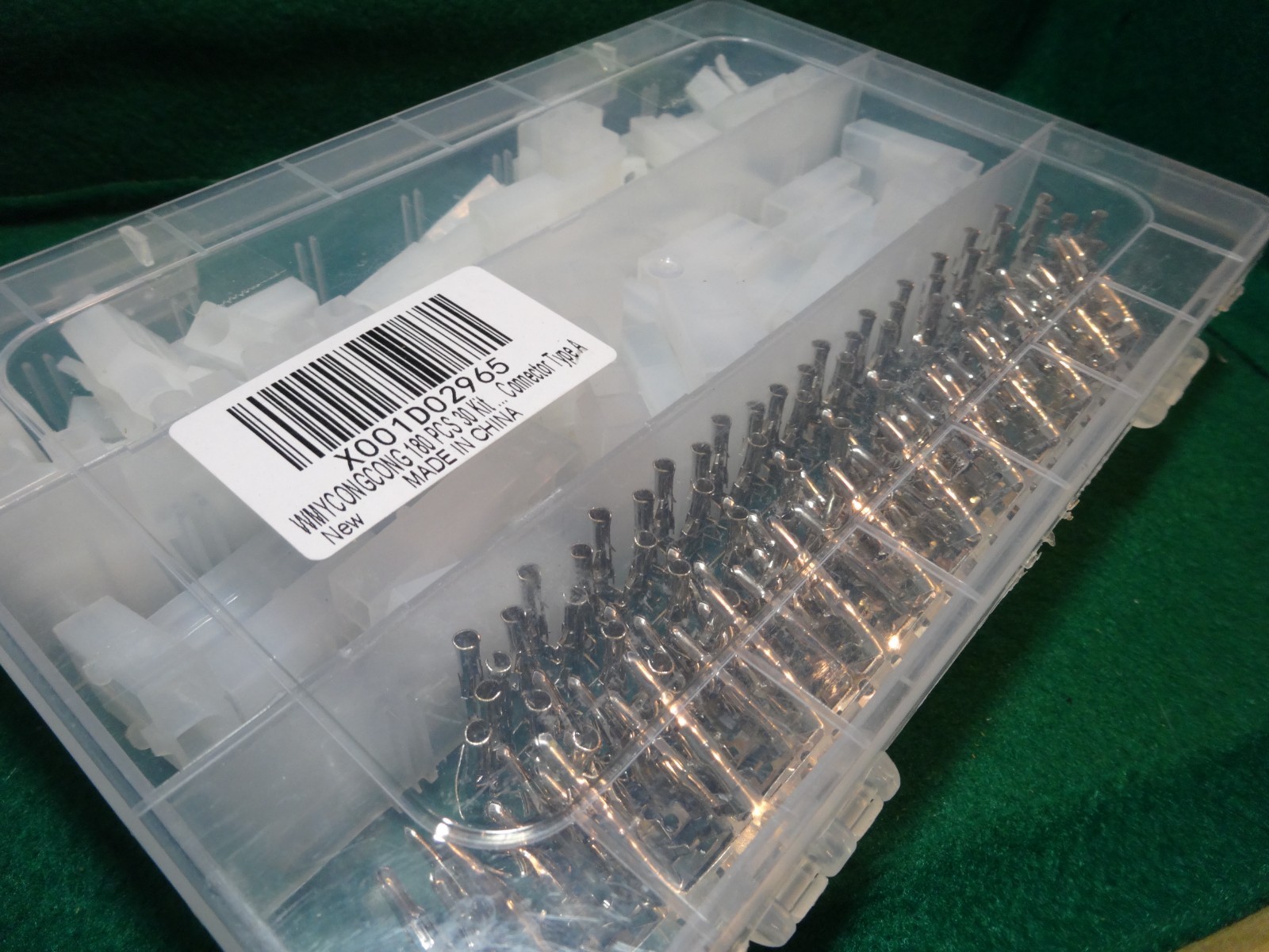 180PCS Male and Female Molex type Plug Housing Crimp Terminal Connector Kit