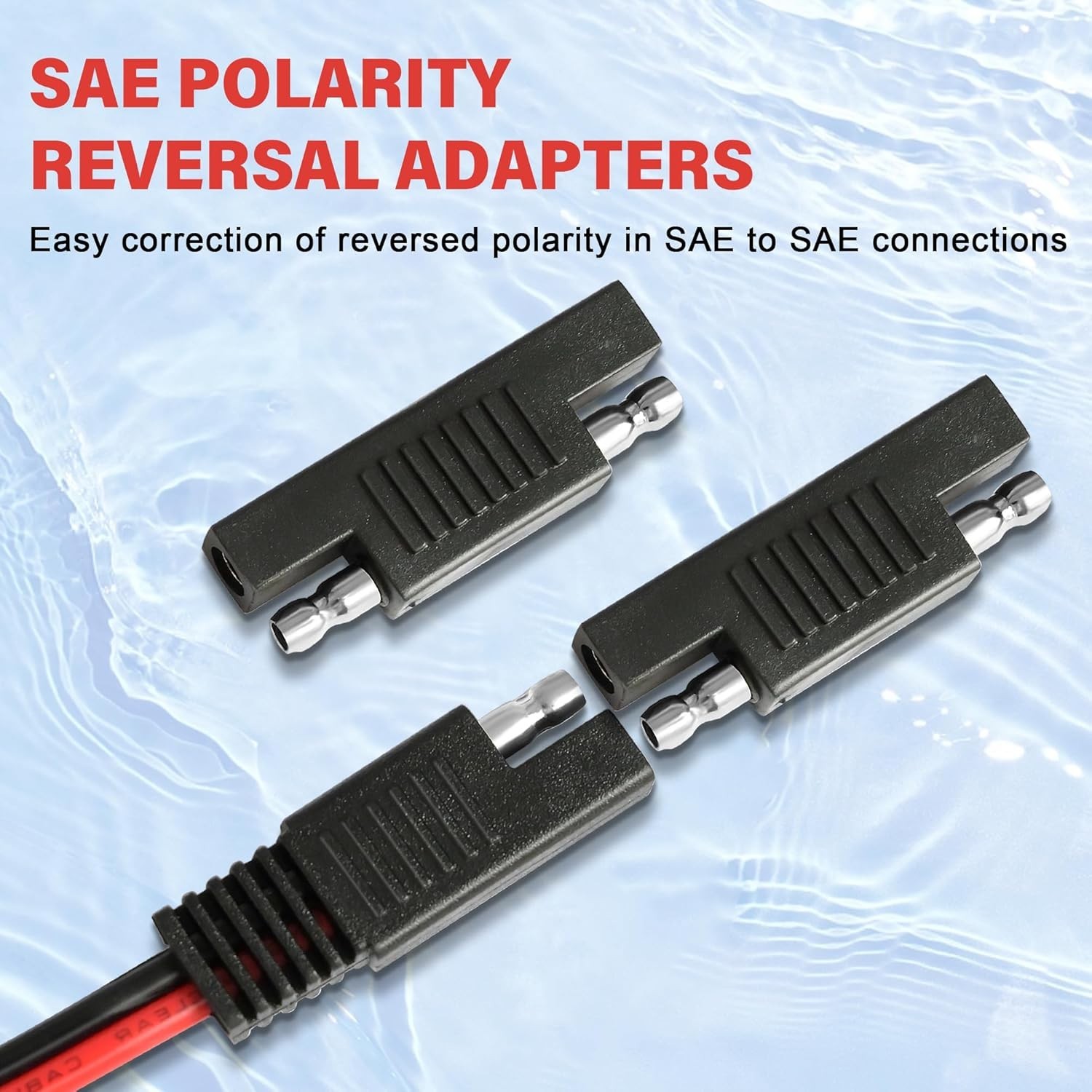 SAE Battery Alligator Clips Wire Harness with On/Off Switch 7.9Ft/2.4M 16AWG, 12