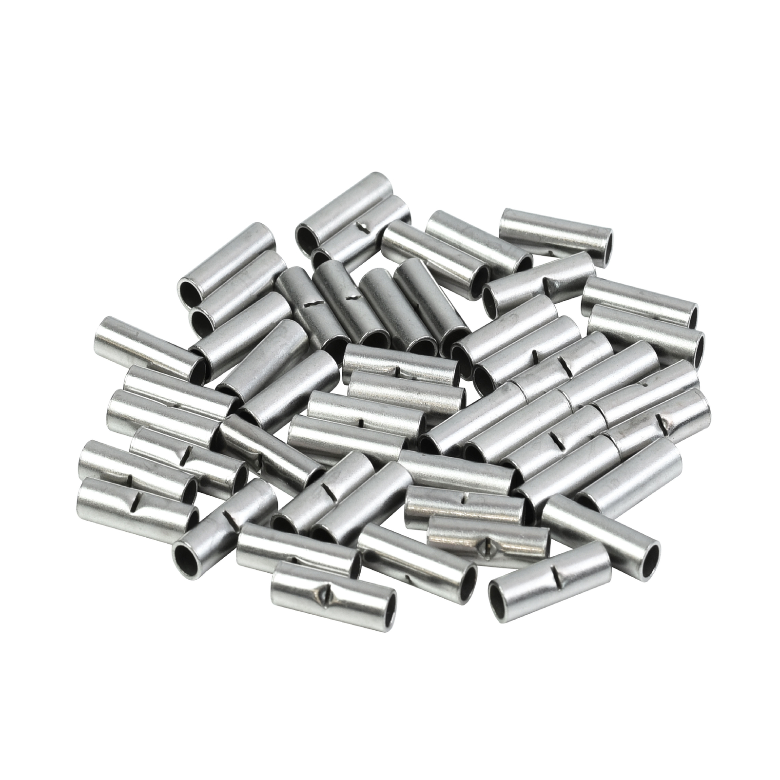 50 Butt Crimp Connector Uninsulated 22-18 GA gauge AWG Terminal Splice Car Radio