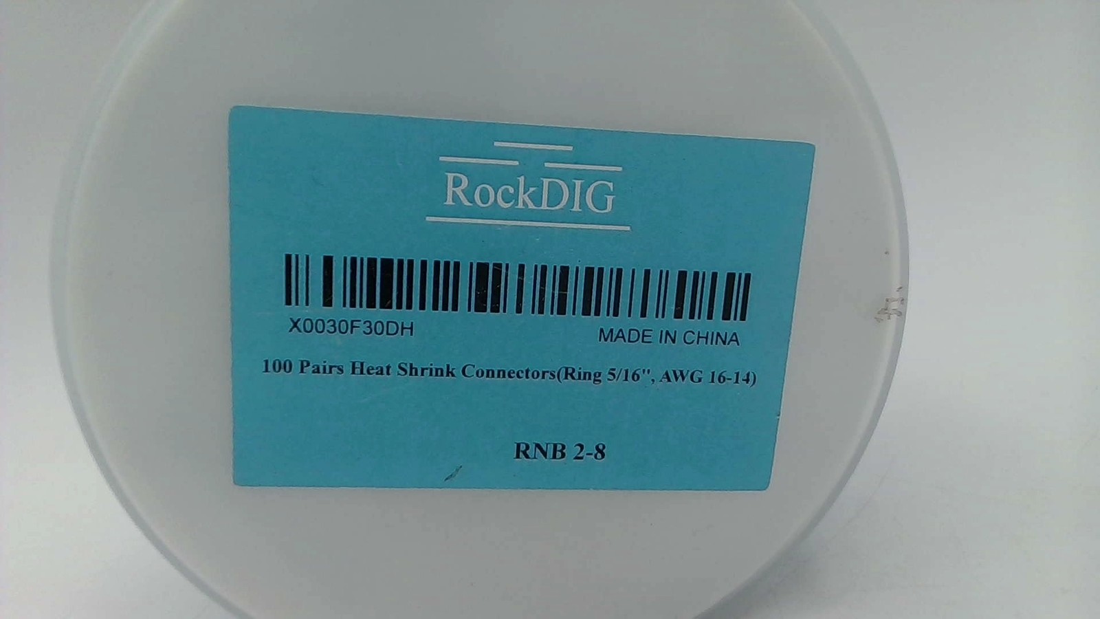 Waterproof 16-14AWG Wire Connector Heat Shrink Ring Terminals 5/16″