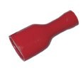 Female .250″ Vinyl Fully Insulated Quick Disconnect Term 18-22ga (Red) – 100pcs