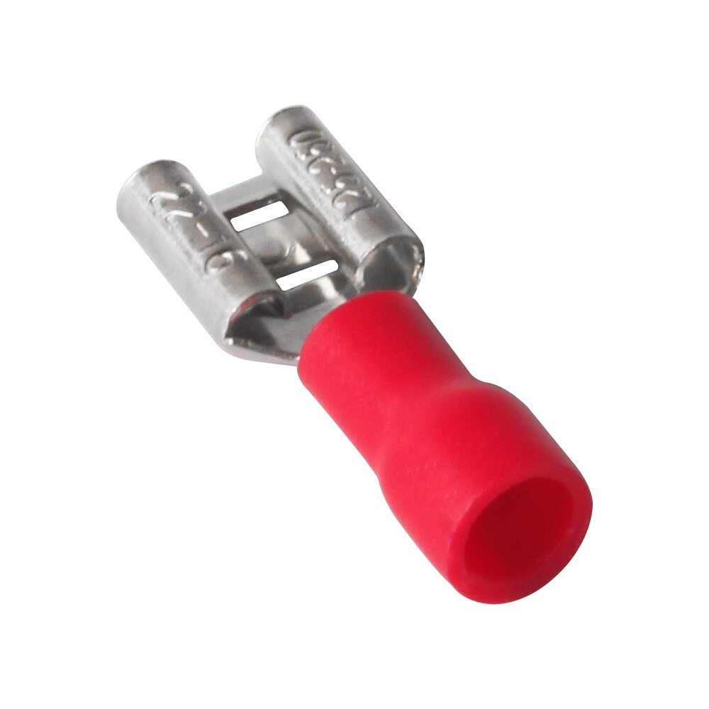 Female Quick Disconnects 6.3mm Spade Terminals Gauge 22-16AWG Wire Connectors US