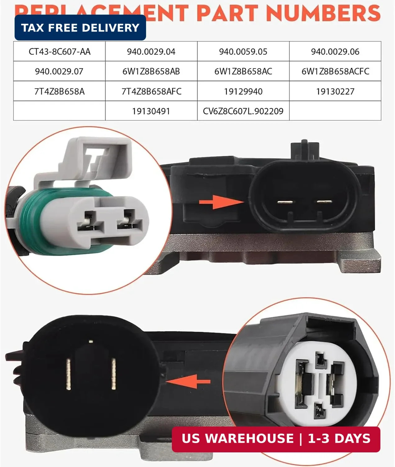 Cooling Fan Control Relay Module Connector Plug Wire Harness for Ford Crown Vict