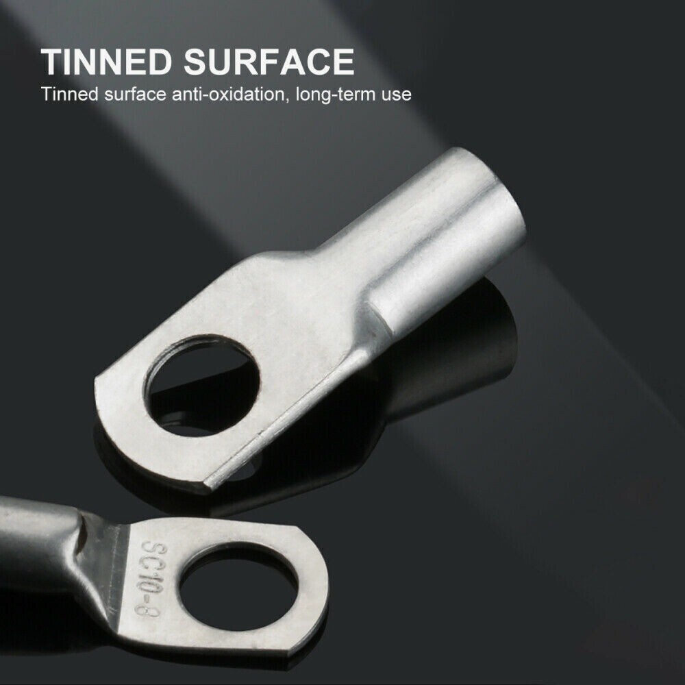720/240Pcs Cable Lug Copper Ring Crimp Terminal/Plier Battery Wire Connector Kit