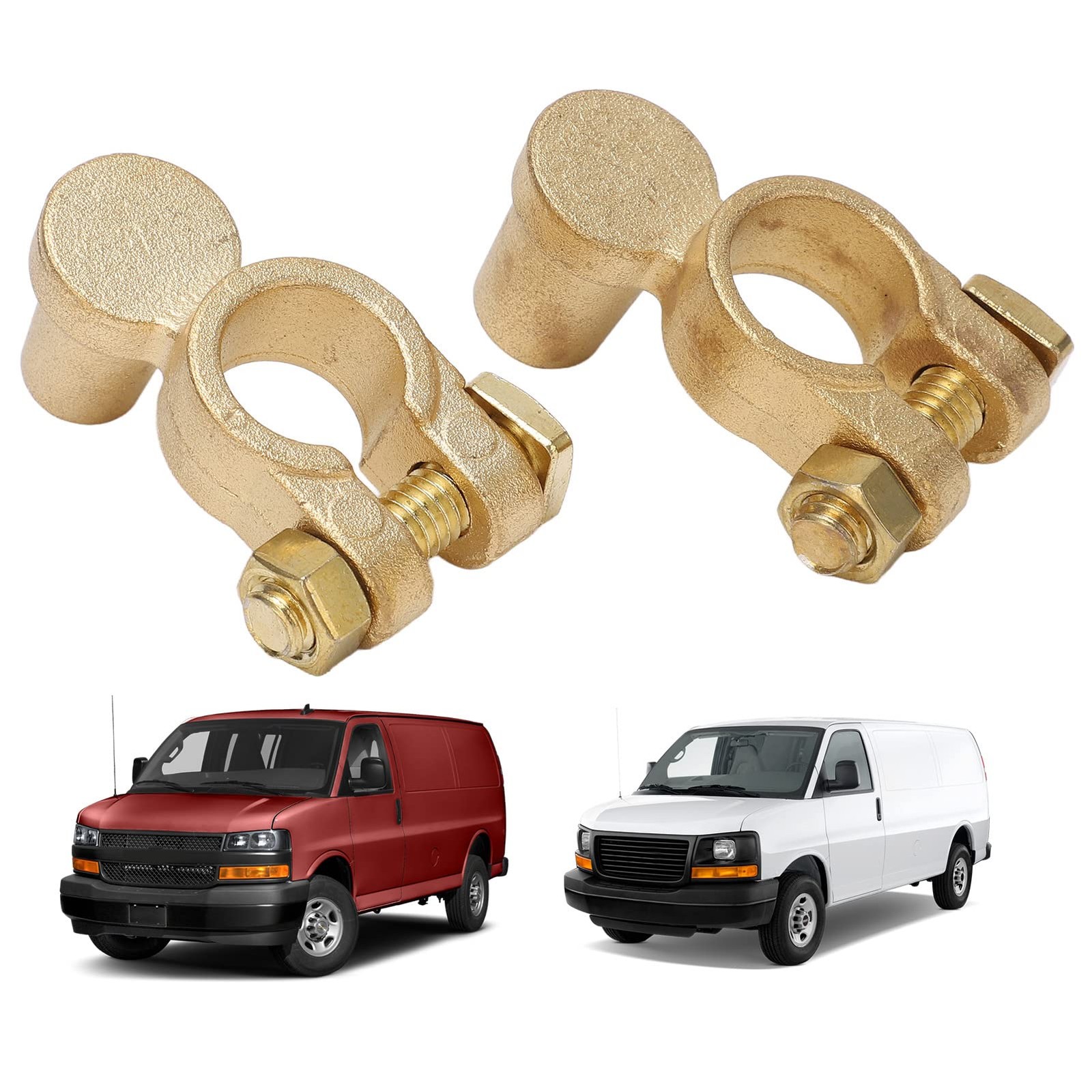 1 Pair SAE To JIS Car Battery Terminal Connector Clamps Quick Release Auto