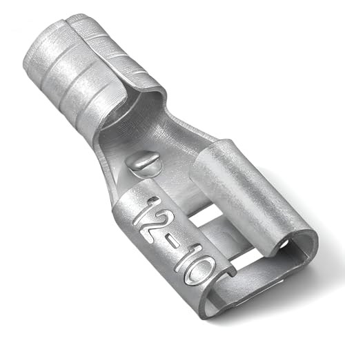 Pcs High Temperature Female Non Insulated Spade Connectors Quick 50 12-10 Gauge