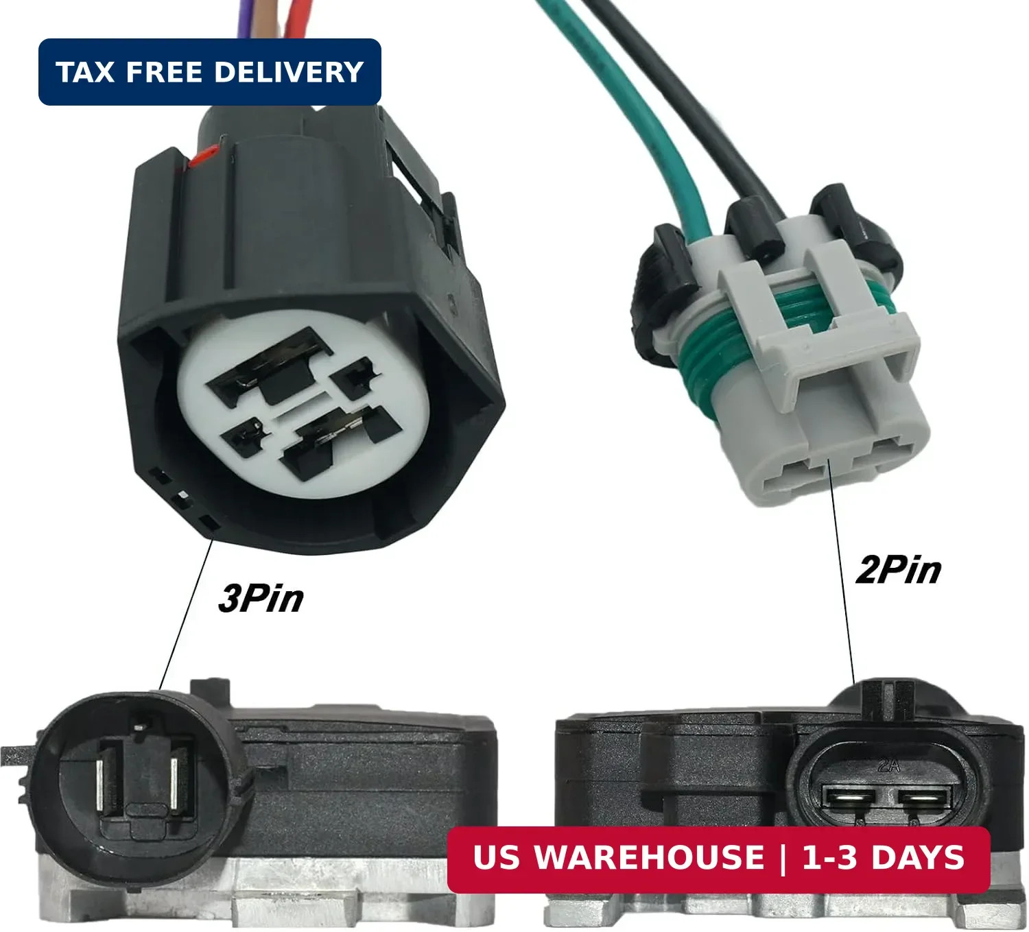 Cooling Fan Control Relay Module Connector Plug Wire Harness for Ford Crown Vict