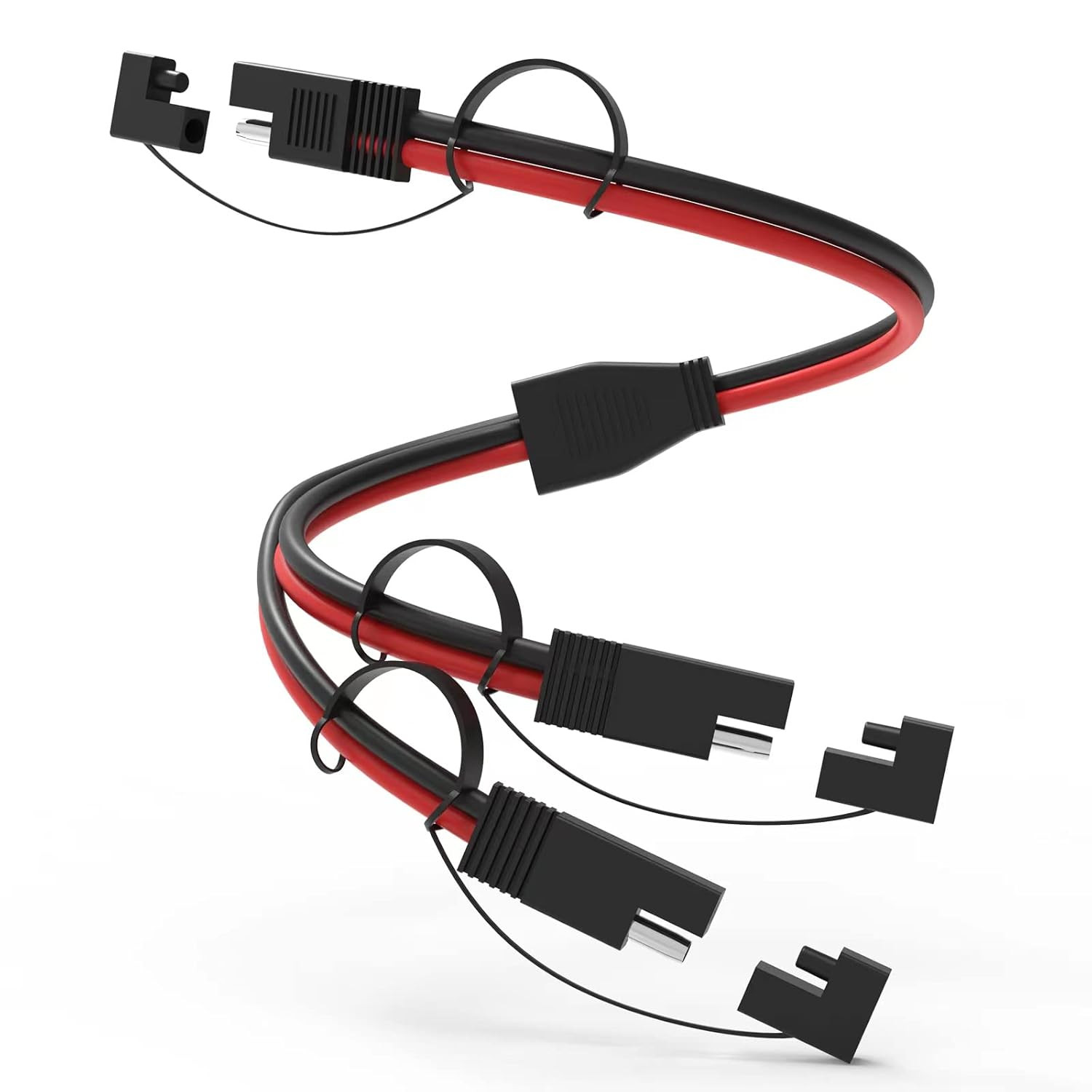 14AWG SAE Y Splitter Cable SAE Quick Disconnect Connector, DC Power Automotive A