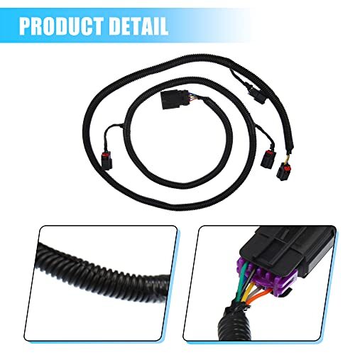 X AUTOHAUX Rear Back Up Sensor Wire Harness Fits for Chevy Suburban Tahoe