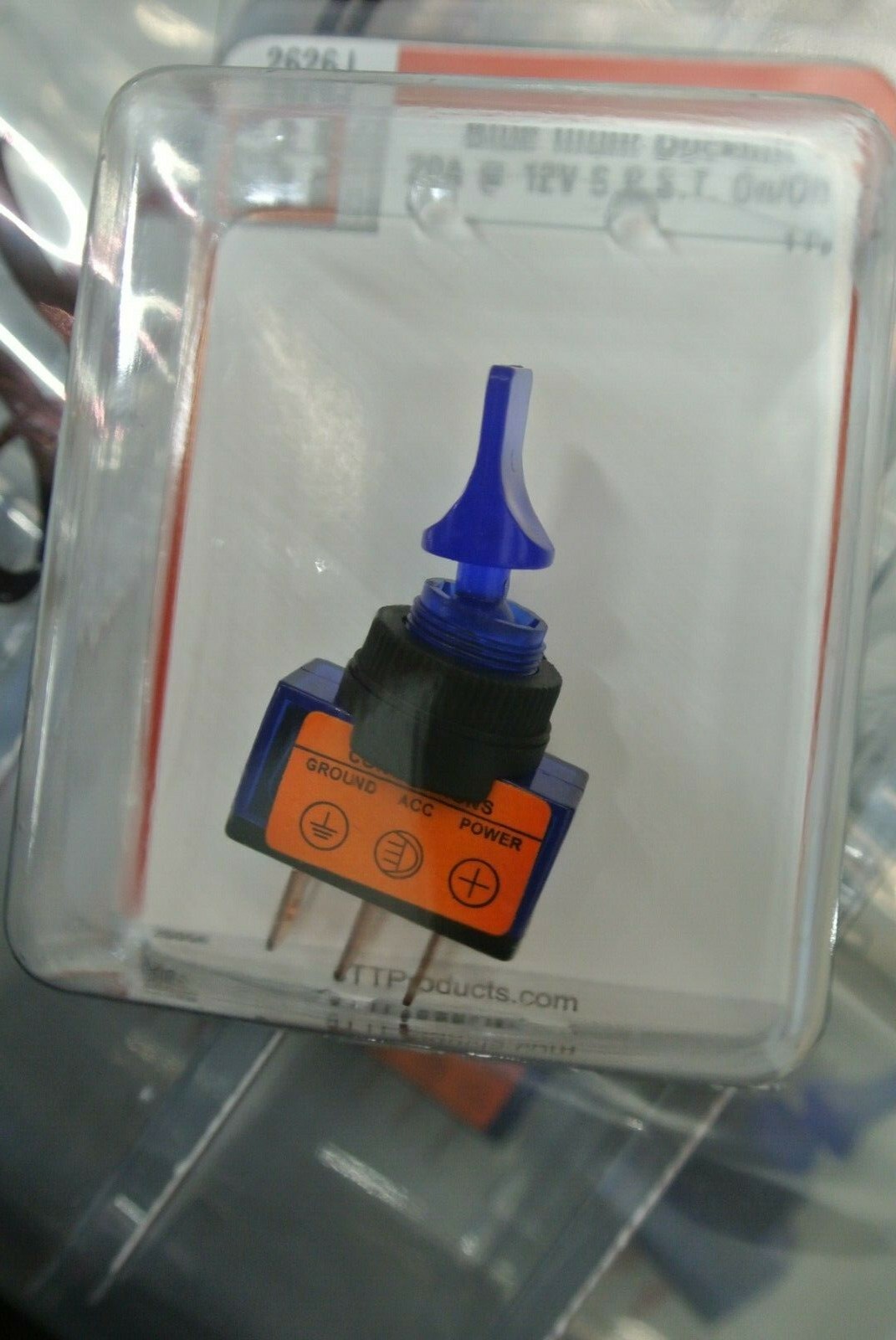 (10) JT&T 2626J Blue Illum Dickbill 20A @12V S.P.S.T. On/Off Switches