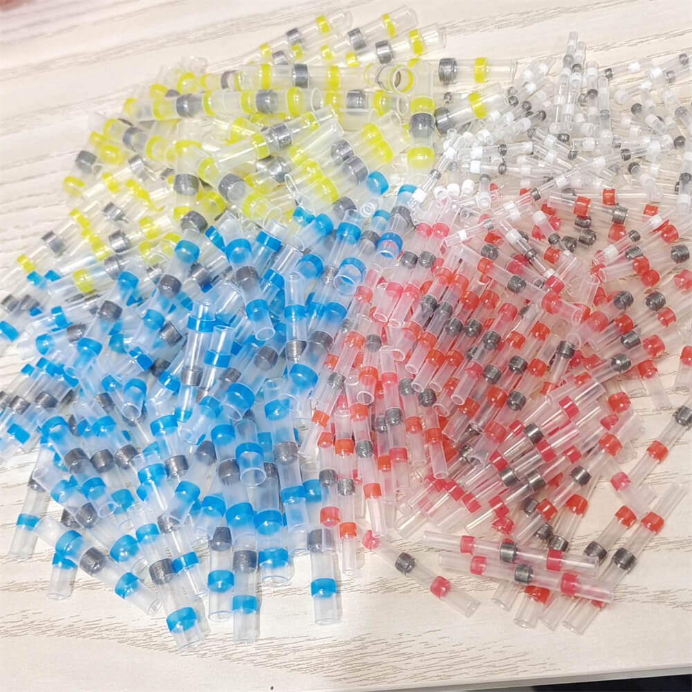 Waterproof Solder Seal Sleeve Heat Shrink Butt Wire Connectors Splice Terminal