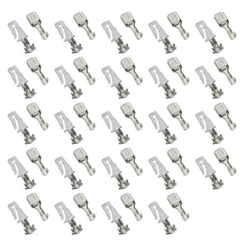 48pcs Male Female 14-16 AWG Gauge Wiring Harness Terminal Crimp Connectors