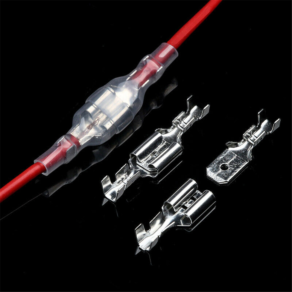 450PCS 2.8mm/4.8mm/6.3mm Female & Male Spade Connectors Wire Crimp Terminals