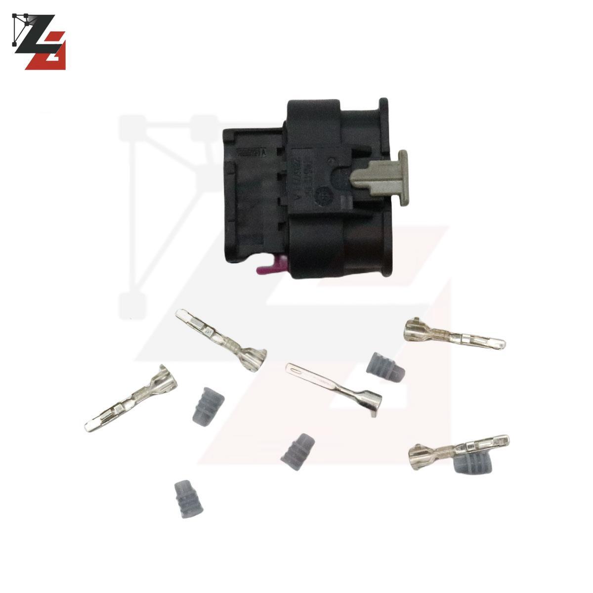 Pack (1) 5 Pin 4F0973705 Mass Air Flow MAF Connector Adapter For Audi For VW