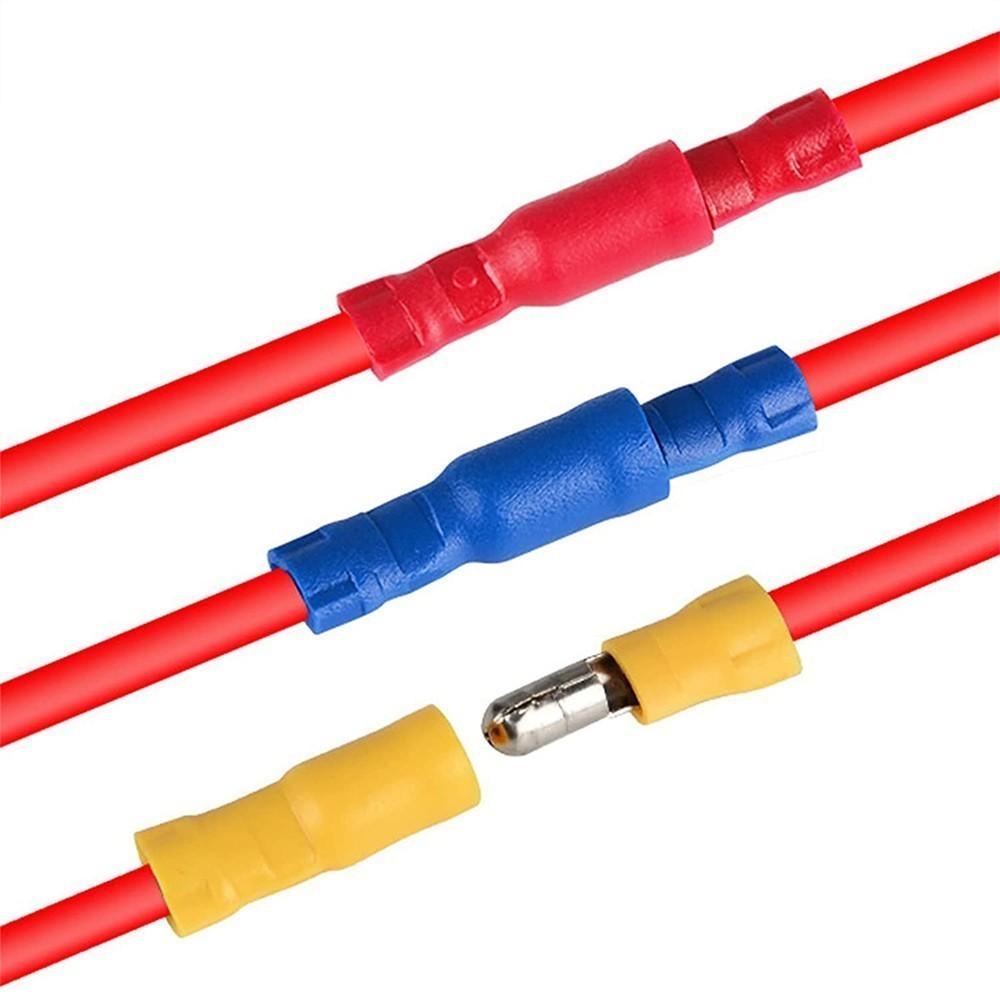 22-10AWG Male with Female Insulated Crimp Wire Connectors Bullet Terminals 50PCS