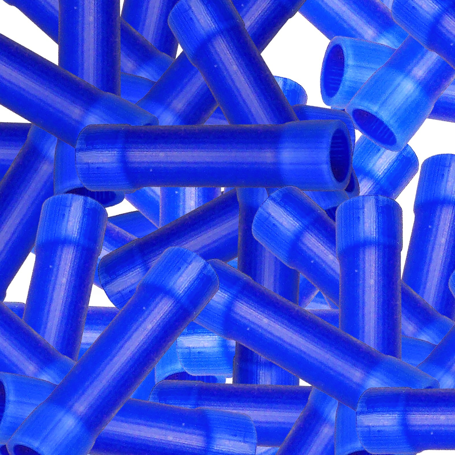 100PCS  16-14 AWG Gauge Ga Blue Car Audio/Alarm Wire Butt Connector Terminal