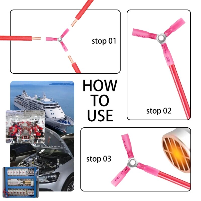 Multipurpose 20 Circular Crimps Connectors for Electrical Applications